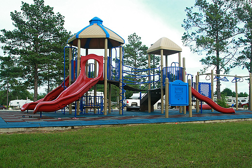 Scenery and facilities of Turkey Creek Park in Franklin Parish, LA